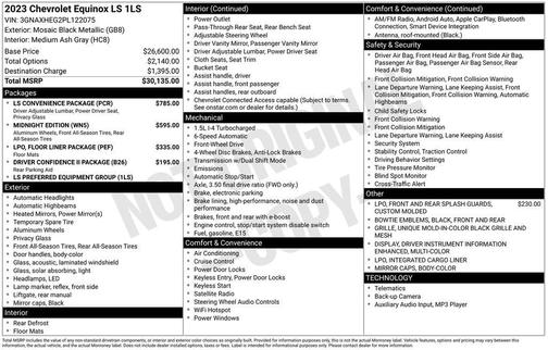 2023 Chevrolet Equinox LS