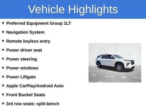 2025 Chevrolet Traverse LT