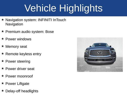 Anthracite Gray 2023 INFINITI QX80 PREMIUM SELECT