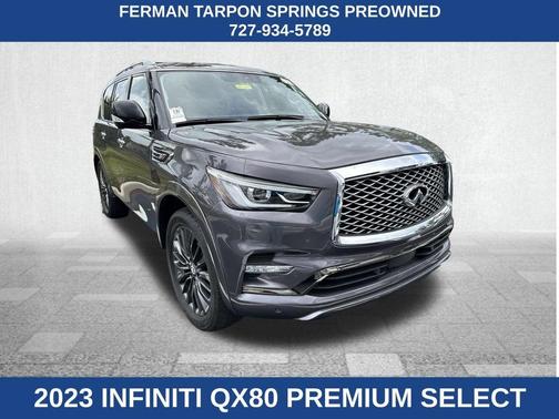 Anthracite Gray 2023 INFINITI QX80 PREMIUM SELECT