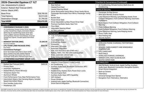 2026 Chevrolet Equinox LT