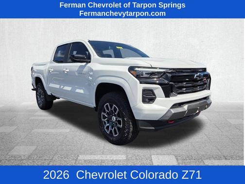 Summit White 2026 Chevrolet Colorado Z71