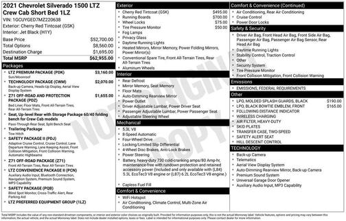 2021 Chevrolet Silverado 1500 LTZ