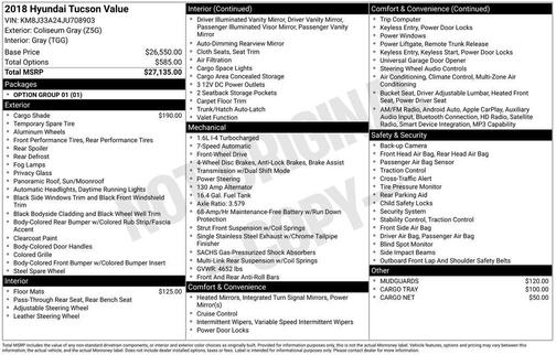 2018 Hyundai TUCSON Value