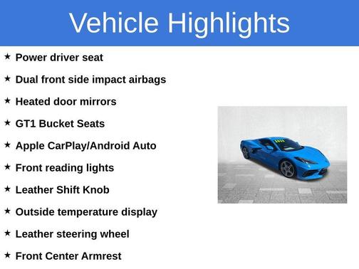 2023 Chevrolet Corvette Stingray w/1LT