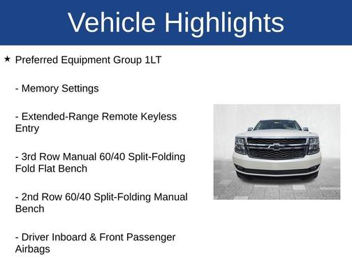 Iridescent Pearl Tricoat 2016 Chevrolet Tahoe LT