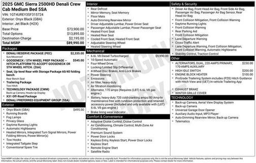 2025 GMC Sierra 2500 Denali