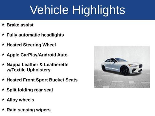 2024 Volvo S60 Recharge Plug-In Hybrid T8 Plus Black Edition