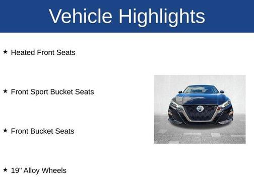 2019 Nissan Altima 2.5 SR