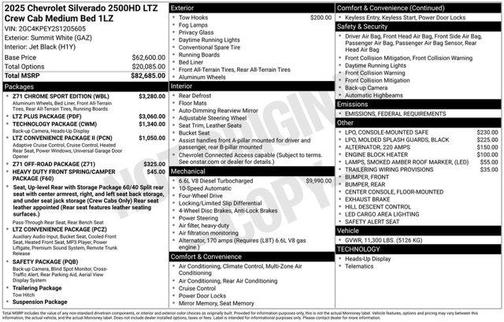 2025 Chevrolet Silverado 2500 LTZ