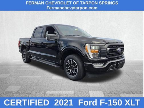Black Metallic 2021 Ford F-150 XLT