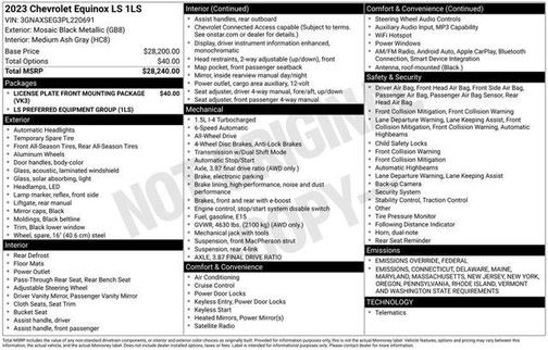 2023 Chevrolet Equinox LS