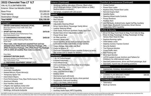 2022 Chevrolet Trax LT