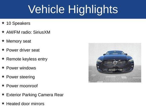 2024 Volvo S60 B5 Plus Dark Theme