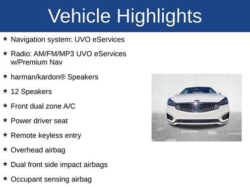 2019 Kia Cadenza Technology