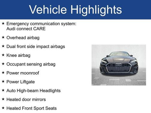 2024 Audi A5 Sportback 45 S line quattro Premium