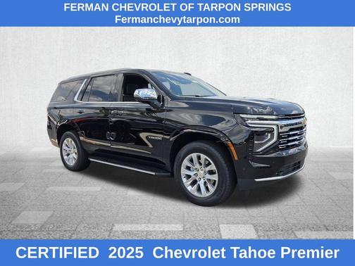 Black 2025 Chevrolet Tahoe Premier