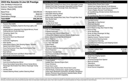 2023 Kia Sorento X-Line SX Prestige