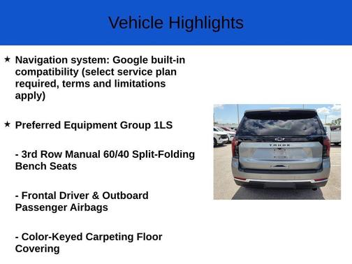 2025 Chevrolet Tahoe LS