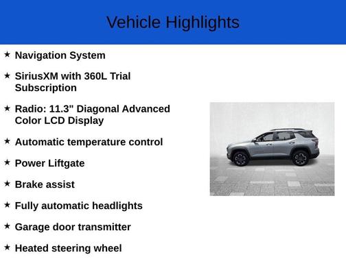 Sterling Gray Metallic 2026 Chevrolet Equinox ACTIV