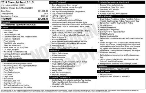 2017 Chevrolet Trax LS