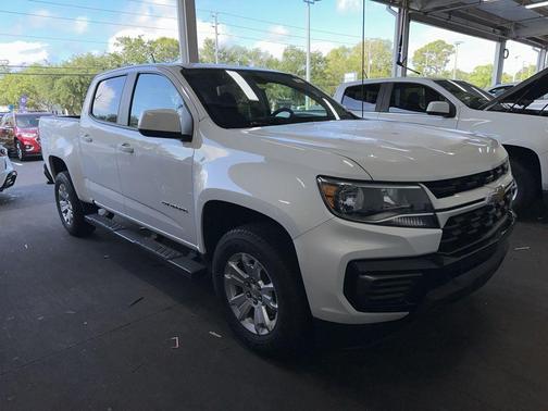 Summit White 2021 Chevrolet Colorado LT