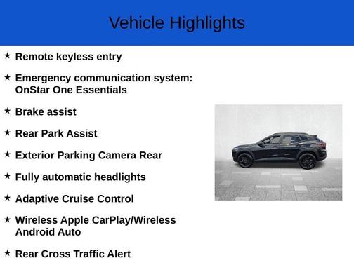 Mosaic Black Metallic 2026 Chevrolet Trax ACTIV