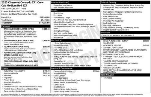 2023 Chevrolet Colorado Z71