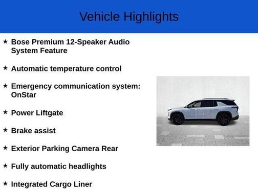 2026 Chevrolet Traverse RS