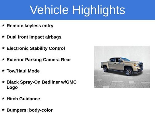 2022 GMC Canyon AT4 w/Leather