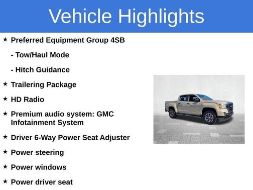 2022 GMC Canyon AT4 w/Leather