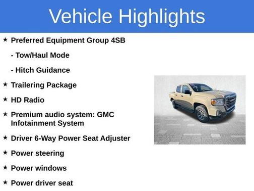 2022 GMC Canyon AT4 w/Leather