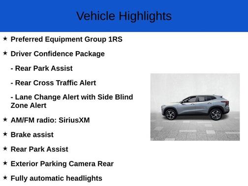 Sterling Gray Metallic 2026 Chevrolet Trax 1RS