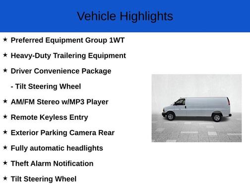 2025 Chevrolet Express 3500 Work Van