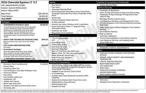2026 Chevrolet Equinox LT