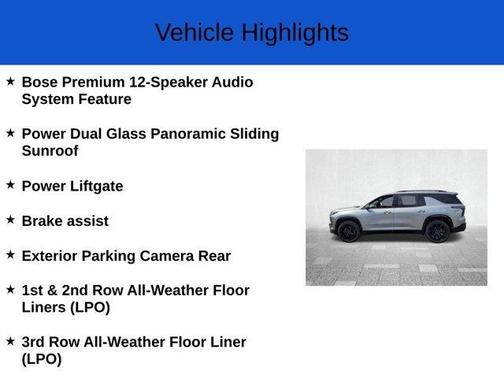 2025 Chevrolet Traverse RS