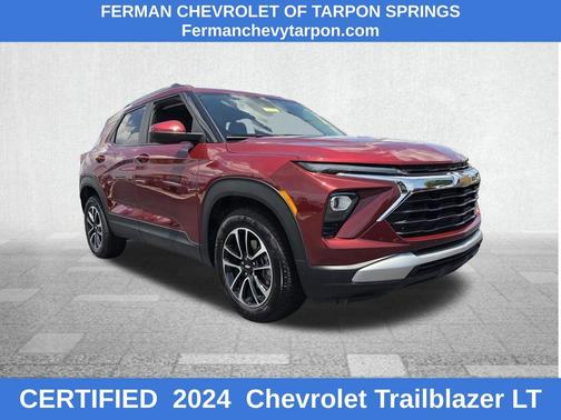 Crimson Metallic 2024 Chevrolet Trailblazer LT