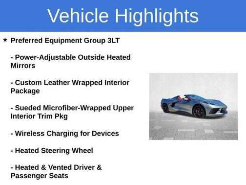 2022 Chevrolet Corvette Stingray w/3LT