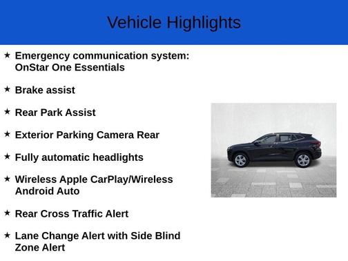 Mosaic Black Metallic 2026 Chevrolet Trax LS