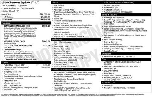 2026 Chevrolet Equinox LT