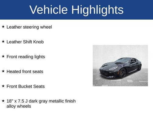 Crystal Black Silica 2025 Subaru BRZ TS