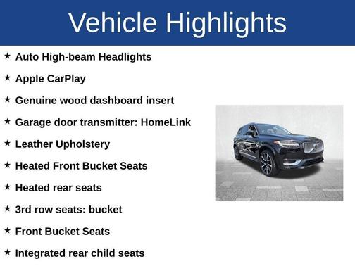 Onyx Black Metallic 2025 Volvo XC90 B5 Plus