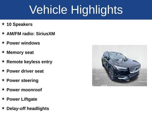 Onyx Black Metallic 2025 Volvo XC90 B5 Plus