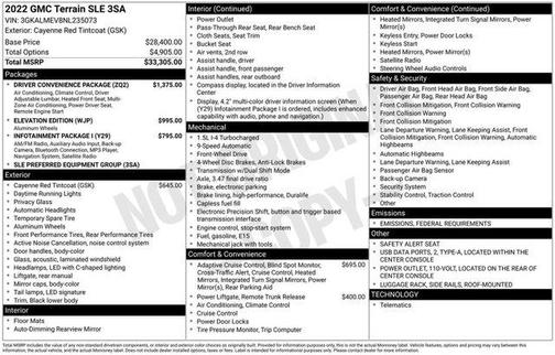 2022 GMC Terrain SLE
