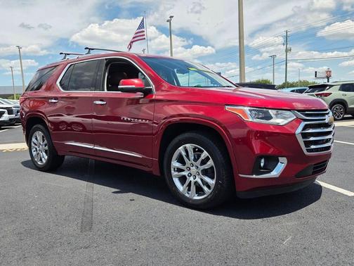 Cajun Red Tintcoat 2021 Chevrolet Traverse High Country