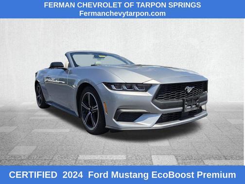 Silver Metallic 2024 Ford Mustang EcoBoost Premium
