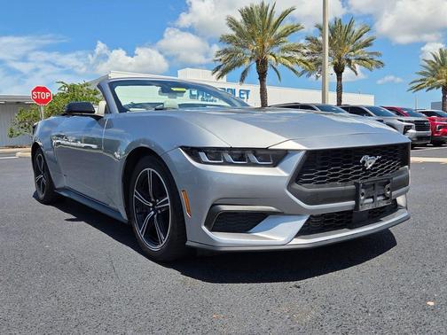 Silver Metallic 2024 Ford Mustang EcoBoost Premium