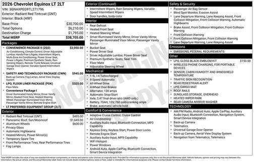 2026 Chevrolet Equinox LT