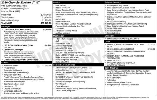 2026 Chevrolet Equinox LT
