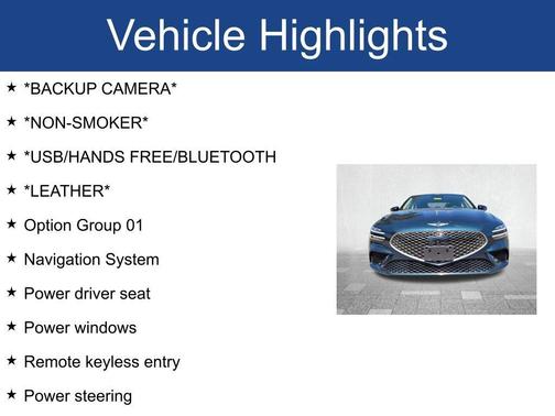 2025 Genesis G70 2.5T